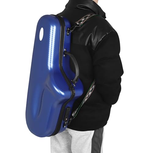 mioosho Altos Double Shoulder Saxophone Storage Case Saxophone Luggage Bag Saxophone Carry Case Accessories Saxophone Durable