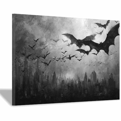 Posters d'Halloween décoration murale Dark Academia pour bibliothèque
