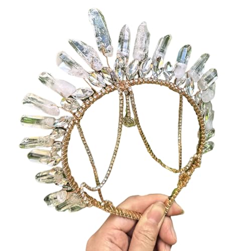 Serre-tête en cristal brillant accessoire cheveux antidérapant fête et soirée