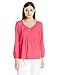 Lark & Ro Women's Peasant Top