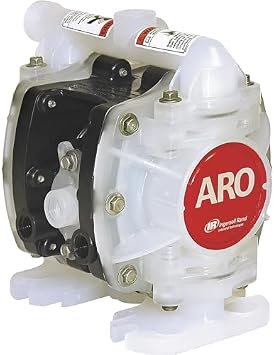 Ingersoll Rand ARO PD01E-HDS-DTT-A Polypropylene PTFE Double-Diaphragm Pump