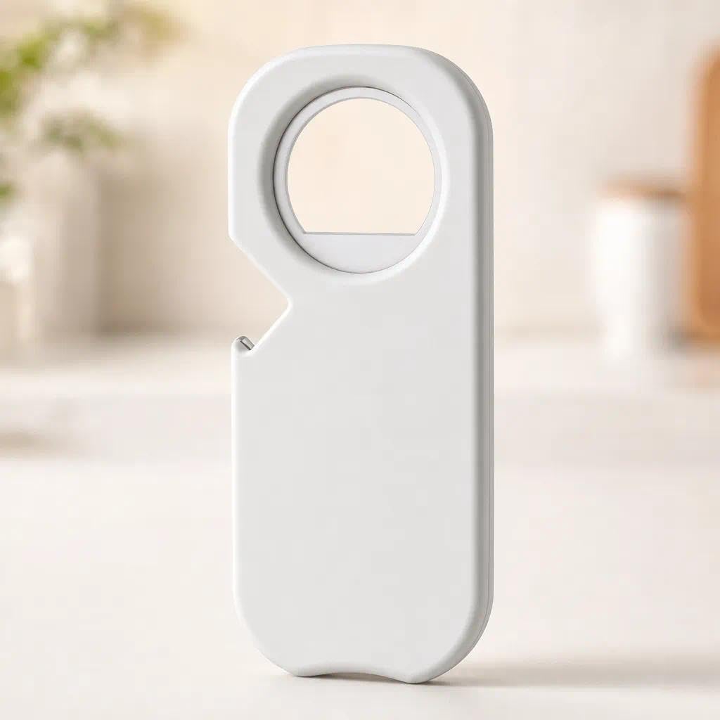 Magnetic Bottle Opener with Fridge Magnet, Beer Cap Catcher | Strong Magnet Beer Opener for Refrigerator, Rustproof Stainless Steel, Catch Bottle Caps, Perfect for Kitchen and Bar
