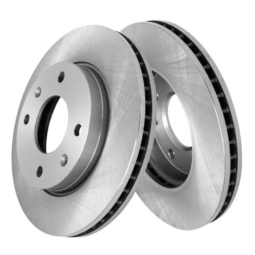 Image of Detroit Axle - Premium Front Disc Brake Rotors Replacement for Kia Sonata Optima Magentis - 2pc Set