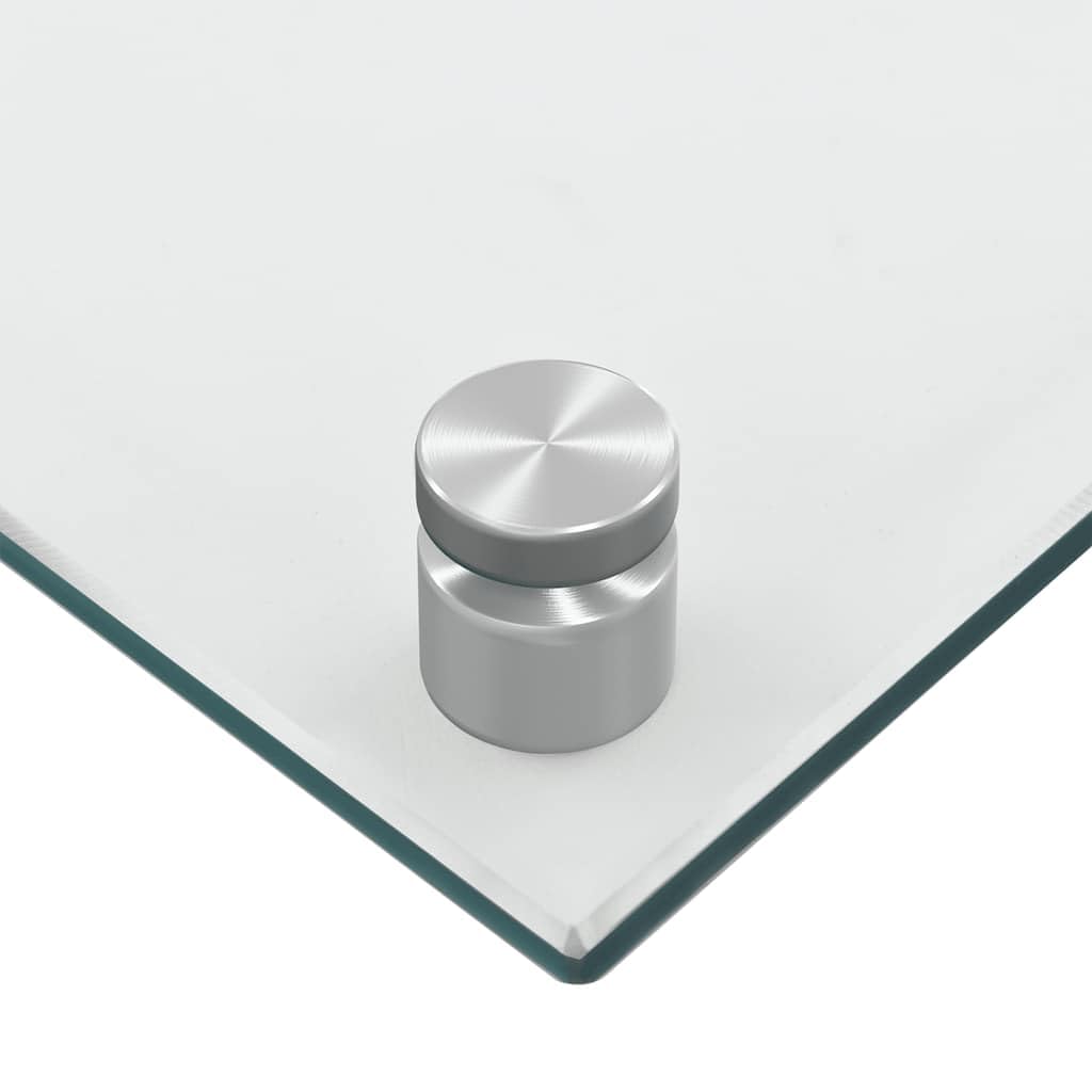 INLIFE Küchenrückwände 2 STK. Transparent 80x50 cm Hartglas,Heim & Garten,Küche & Esszimmer,Küchenhelfer & -utensilien,Transparent,13.5 KG,3315793