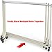 Simple Houseware Industrial Grade Z-Base Garment Rack, 500lb Load with 62 Inches Extra Long Bar, Gray