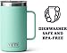 YETI Rambler 24 oz Mug, Vacuum Insulated, Stainless Steel with MagSlider Lid, Seafoam