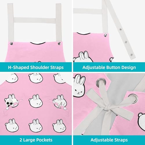 Tablier de serveuse imperméable pour nettoyage de la maison et travail en bar - 4
