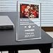 Personalized Acrylic Song Plaques with Photo Custom Music Plaque Light up Picture Frame Customized Album Cover Scannable Code Lamp Night Light Gift for Music Lovers