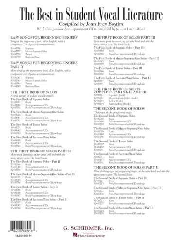 The First Book of Solos Complete Parts I, II, and III | Baritone/Bass Vocal Collection | 90+ Classical Songs for Low Voice | G. Schirmer Songbook for Singers and Music Teachers - Image 2