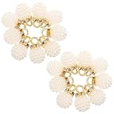 Uonlytech 20 Piezas de Dijes de Aleación Beige para Hacer Pulseras y Collares, Diseño Simple y Creativo, Ideales para Festivales y Joyería DIY