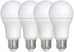 Kit de 4 Lâmpadas LED 9W 6500K Luz Branca Fria Soquete E27 para Iluminação Residencial e Economia de Energia