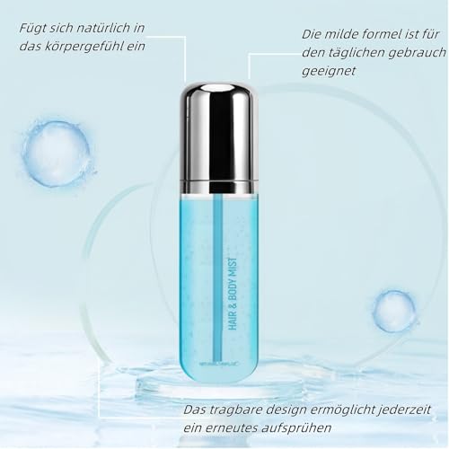 Vanille Parfüm Und Kokos Parfum,Kokosmilch Und Vanilla Perfume,Bodyspray Damen,Körperspray,Duftspray Für Haar Und Körper,Haarpflege,Hautpflege Spray Für Frauen Und Männer,60ML(Kokos 1 Stück)