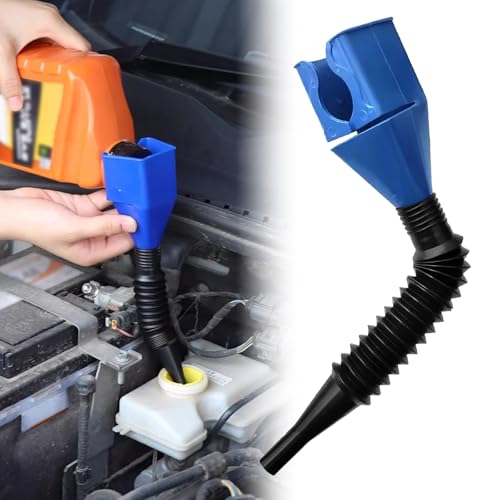 Funil de óleo para troca de óleo de carro, funil de gás dobrável ...