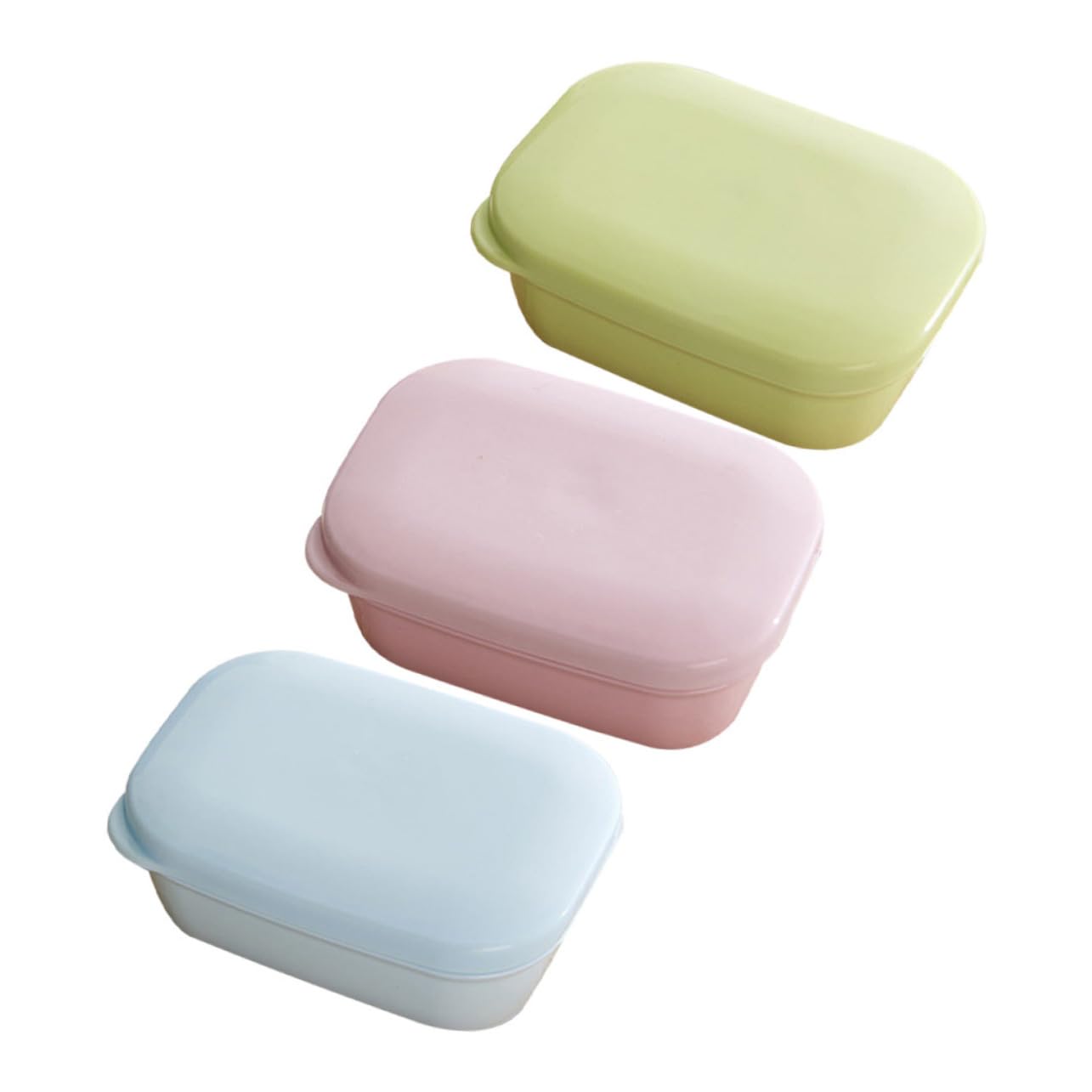BESTOYARD 15piezas Contenedor De Jabón De Viaje con Tapa Caja De Jabón y Portátil para Baño y Exterior