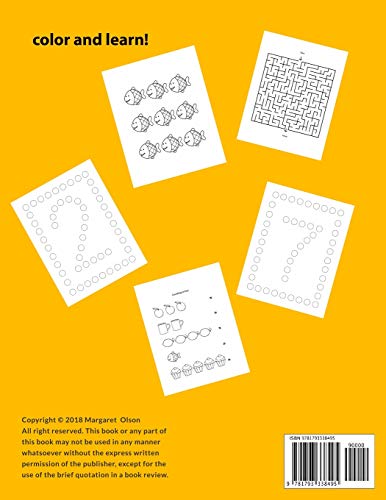 Toddler Coloring Book. Numbers.: Fun with Numbers and Colors! Coloring book for kids & toddlers. Baby Activity Book for Kids ages 2-4 4-8, Boys or Girls (Preschool Prep Activity Learning) image 4