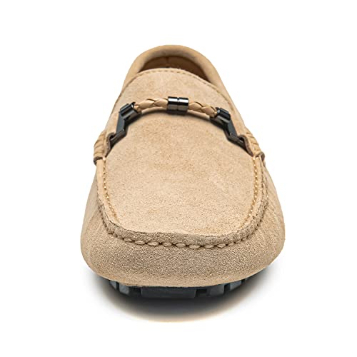 Go Tour New Mens Casual Loafers Moccasins Slip On Driving Shoes Beige 8.5/42 by Go Tour - Used condition - Image 9