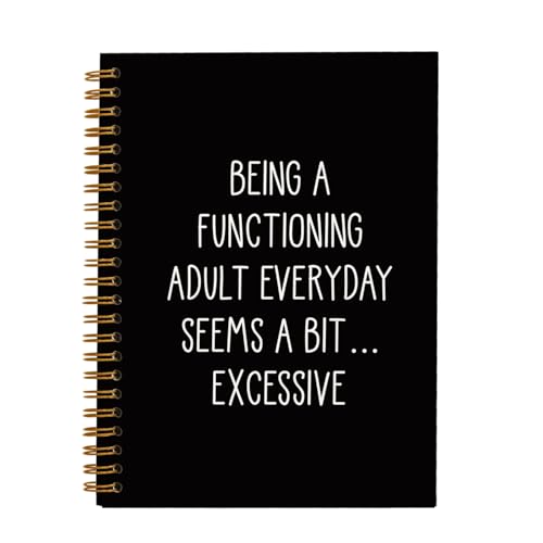 OXW Funny Office Gifts Notebook Journal, Gag Fun Gifts for Coworker Colleague Employee Boss Adults...