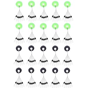 120pcs / Set Pêche Bobber Perles Bouger Flather Blapot Arrête L’accessoire Pêche Accessoire Pour Ligne Numéro Ligne 0.4…