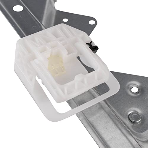 Image of TRQ Front Driver Side Power Window Motor and Regulator Assembly One Touch Anti Pinch Compatible with 2015-2020 Ford Edge