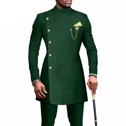 Vêtements dashiki ensemble 2 pièces traditionnel pour homme chic