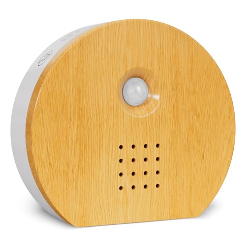 Bird Chirping Sound Box for Bathrooms: Singing Bird Box Motion Sensor for Interiors - Relaxing Nature Birdybox Singing Bird Sound Machine for Sleep- Yellow