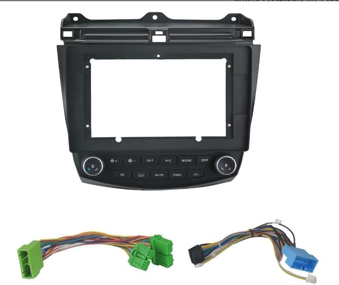 Electronic 10.1 Inch Double DIN Installation Dash Kit Compatible with Honda Accord 7th 2003-2007 Install Mount kit Car Frame Car Stereo