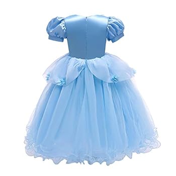 Iwemek Girls Cinderella Dress Princess Costume Accessories Set Fairy Tale | INDIA