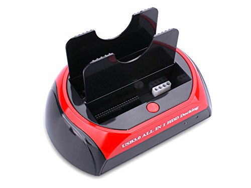 Garyesh USB3.0 ALL IN 1 HDD Docking 2.5"/3.5" Las Ranuras Duales SATA/IDE HDD Estación de Acoplamiento