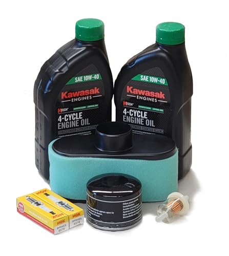 GL Tune Up Kit with 10W-40 Oil for Kawasaki FR651V FR691V FR730V All FS Engines 99969-6425 99969-6543
