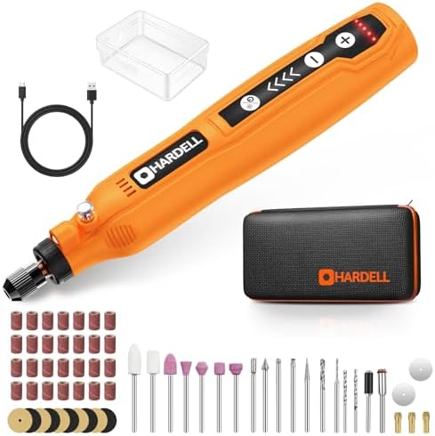 Multiutensile Oscillante Senza Spazzole - 26 Pezzi Con 2 Batterie 4000mAh, 8500-22000 Giri/Min