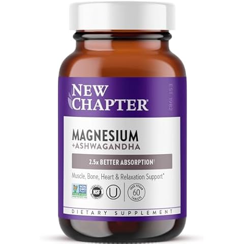 New Chapter Magnesium + Ashwagandha Supplement Cover