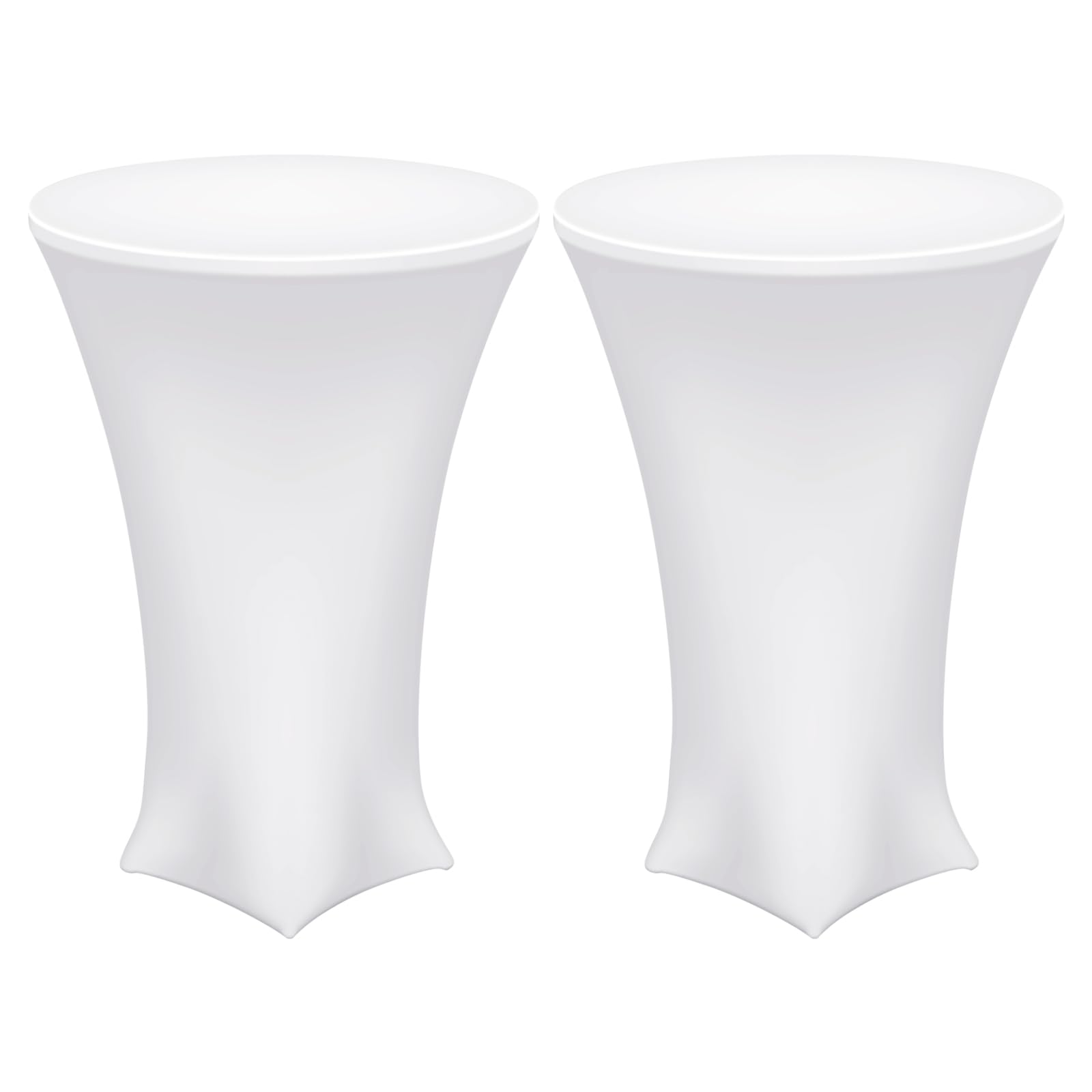 Amazon｜uxcell 2個セットのラウンドカクテルテーブルクロス 32