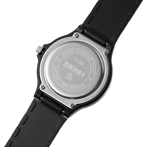 Gosasa Casual Unisex Watch Analog Quartz Wristwatches Simple Silicone Strap 5Bar Waterproof Watches for Women Men3