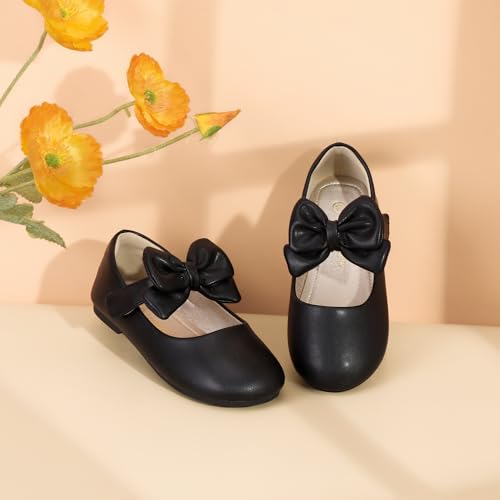 Image of PANDANINJIA Toddler Dress Shoes Flower Girls Ballet Flats