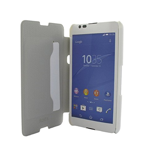 ROXfit sma5132 W Étui portefeuille pour Sony Xperia/- Blanc Cover