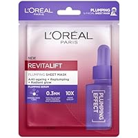 L'Oréal Paris, Sheet Mask, Hydrating and Smoothing, Revitalift Youthful Plumping Mask, 1 pc