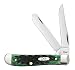Case Bermuda Green Bone Mini Trapper Pocket Knife