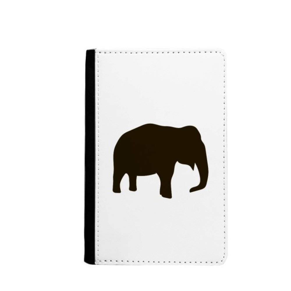 Protège passeport éléphant multicolore contre les documents abîmés en voyage classique