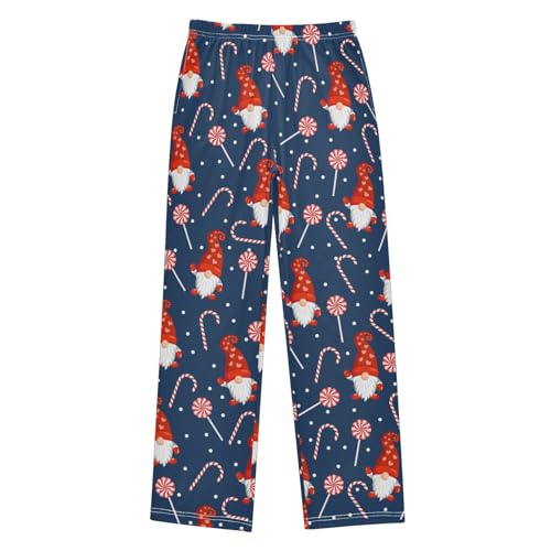 Gnome Candy Boys Long Pants Soft Trousers Elastic Waist Kids Lounge Bottoms with Pockets S-XL