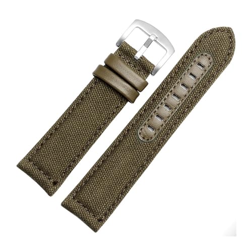 Bracelet montre nylon 22mm anti transpirant pour remplacer le cuir