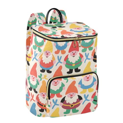 KLL Cartoon Cute Colorful Dwarves Backpack for Women Anti-theft Fashion Shopping Travel Daypack for Yoga Sports Travel2