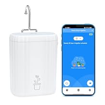 WiFi Automatic Plant Waterer Smart Drip Irrigation System, DIY Automatic Drip Irrigation Kit for 10 Potted Plants, App Control, Water Shortage Alert, for Garden, Greenhouse, Potted Plants