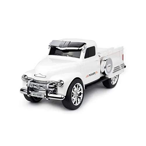 CAIXA SOM PORTATIL CAMINHONETE BLUETOOTH FM BRANCO WS-558BT