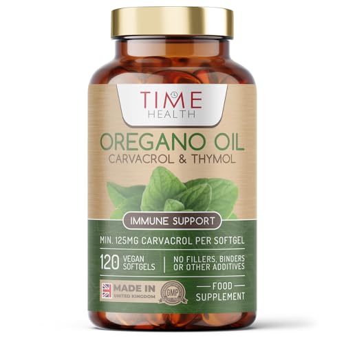 Oregano Oil Softgels, 120 Count, Vegan, Carrageenan-Free