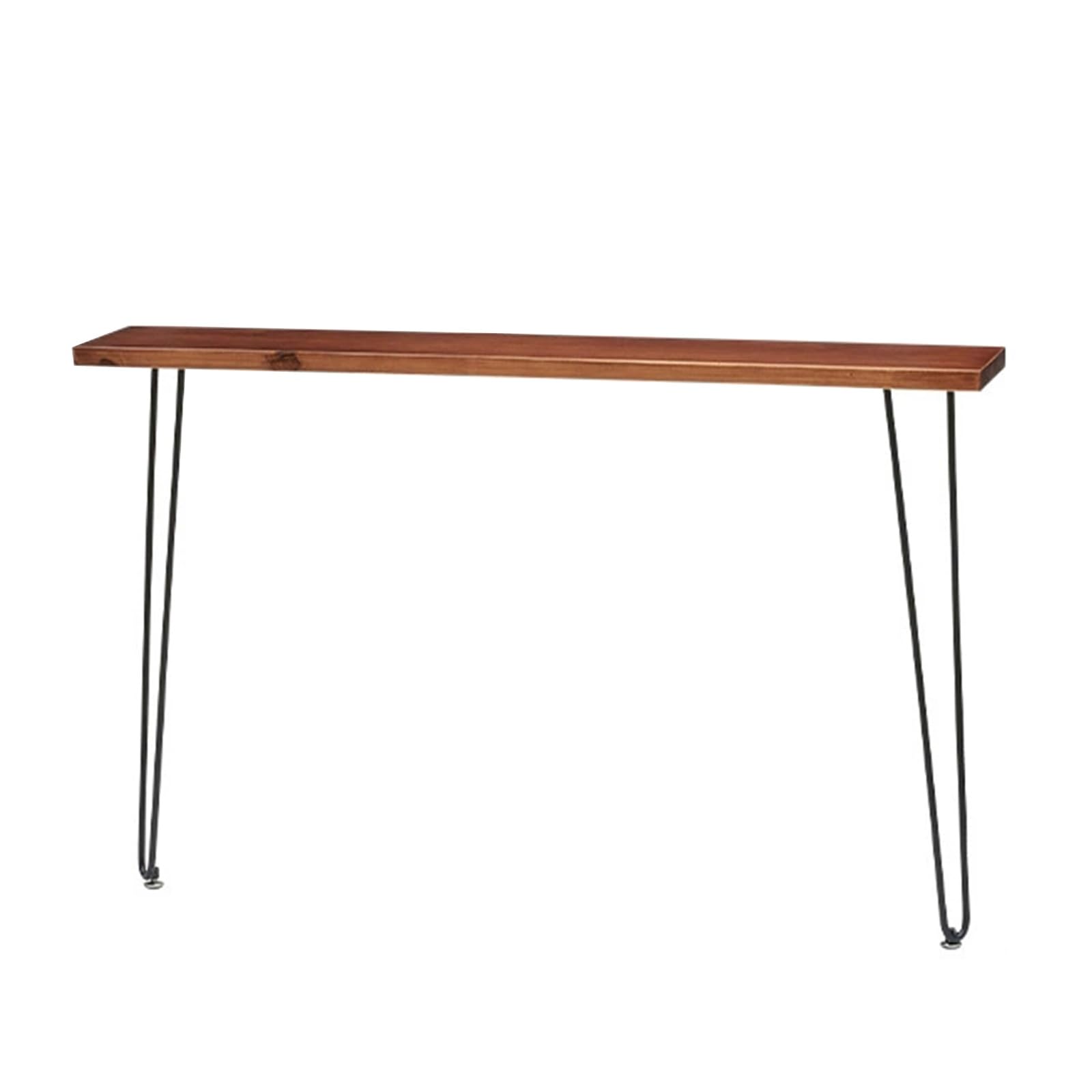 Mesa consola delgada para sofá y recibidor de diseño industrial 1