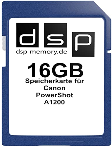 Preisvergleich Produktbild DSP Memory 16GB Speicherkarte für Canon PowerShot A1200