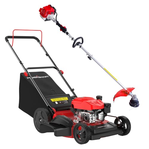 PowerSmart Gas Mower and Trimmer Set