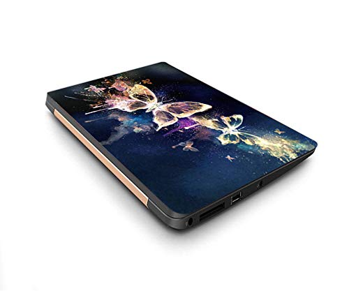 Image of GalaxsiaTM Butterfly D16 Vinyl Laptop Skin /Sticker /Cover /Decal Compatible for Any 13 inch-13.3 inch Inches Laptop (Hp /Dell /Sony /Acer /Lenovo /Asus. Etc) Or Notebook.