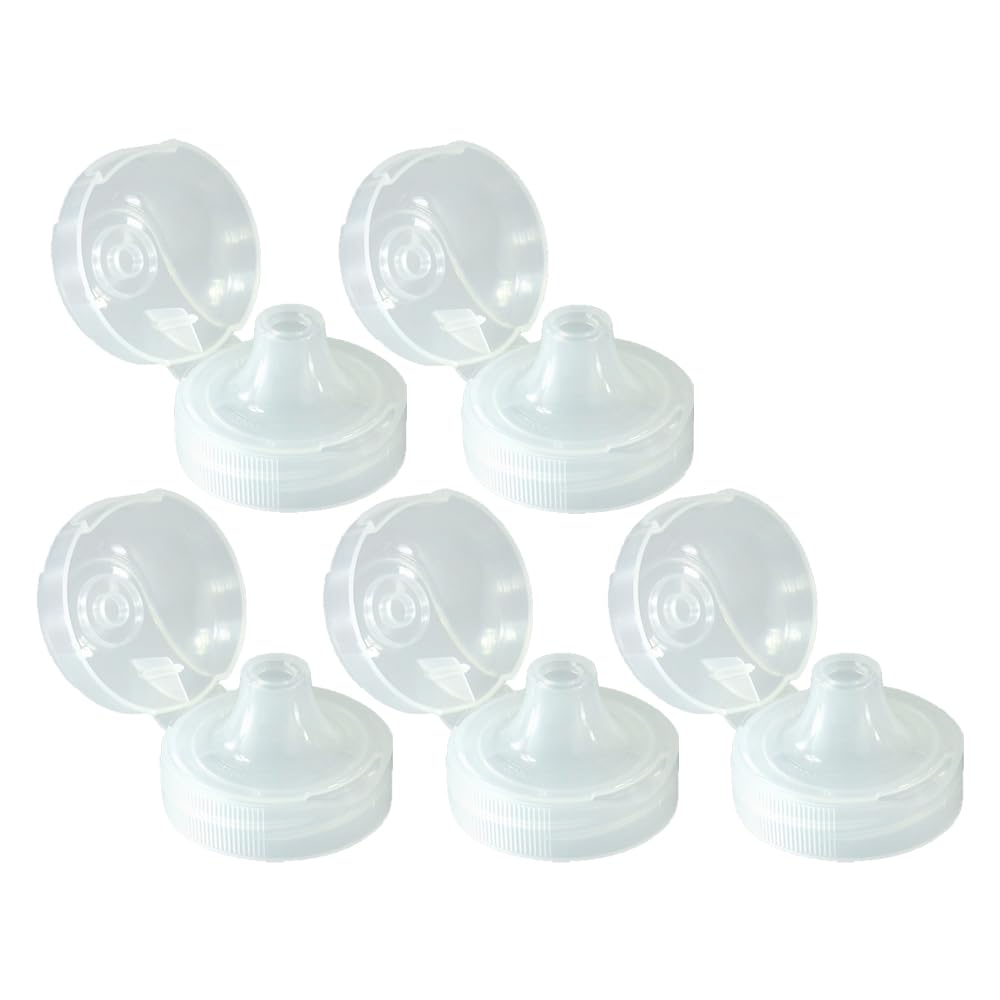 kavodrink 5 x Flip-Top-Deckel für Tritan Trinkflasche Wasserflasche - Sport - Fahrrad - Fitness - BPA-frei