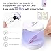 SAVILAND SSProX Solid Nail Glue Gel Kit 30-Day Long Wear: 20 ML Super Strong Nail G LUE for Press Ons with Portable Fast Curing U V Light Seamless Fitting Gels Glue Salon DIY Nail Art